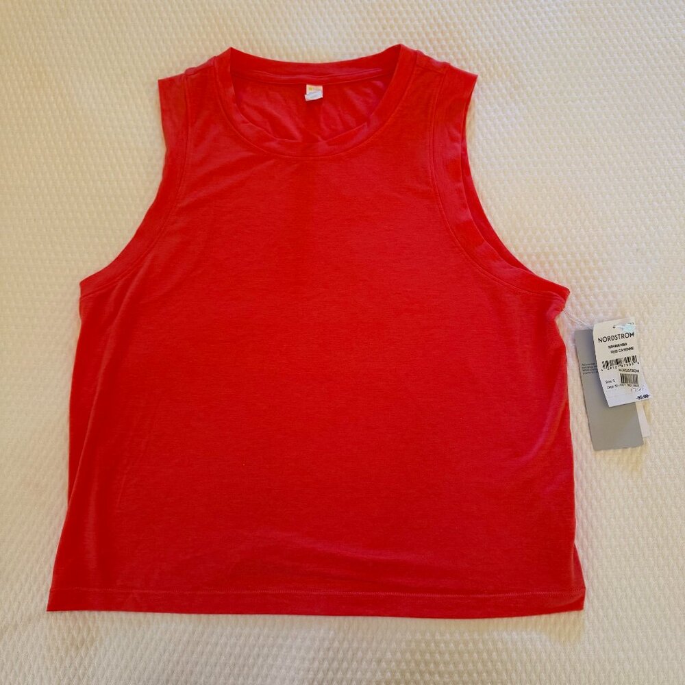 Zella Women's Redish Pink Tank Top